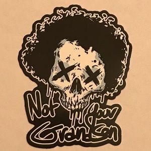 Grandson band sticker